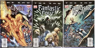 Buy Fantastic Four: The End #1, 2, 3, Marvel 3 Comic Bundle, 2006-7, Bagged/boarded • 9.99£