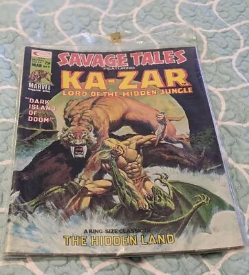 Buy Savage Tales Featuring Kazar  #9 Marvel Magazine • 9.53£