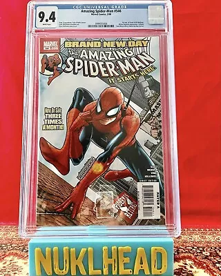 Buy Amazing Spider-Man #546 CGC Marvel 2008 9.4 1st App. Of Mr.Negative Spec Key • 51.25£