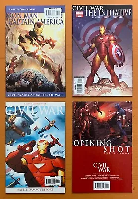Buy Civil War One Shots X 4 (Marvel 2006) 4 X VF & NM Comics • 11.21£