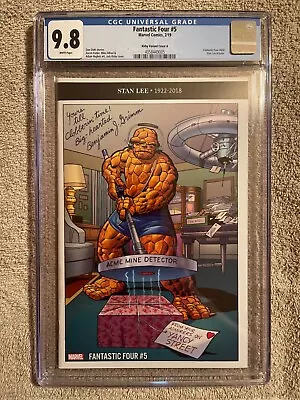 Buy Fantastic Four # 5 , CGC 9.8 , Ltd To 1:500 Remastered Cover A Variant , Kirby ! • 434.83£