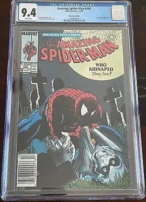 Buy Amazing Spider-Man #308 CGC NM+ 9.4 Newsstand Variant McFarlane! • 59.96£