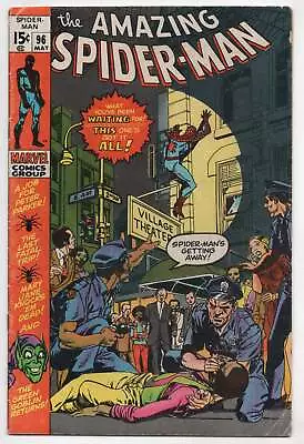 Buy Amazing Spider-Man 96 Marvel 1971 VG Green Goblin Drug Issue Stan Lee Gil Kane • 47.28£