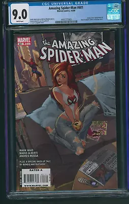 Buy Amazing Spider-Man #601 CGC 9.0 J Scott Campbell Cover Mary Jane Marvel 2009 • 143.06£