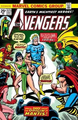 Buy Marvel Comics The Avengers Vol 1 #123 1974 5.0 VG/FN 🔑 • 18.17£