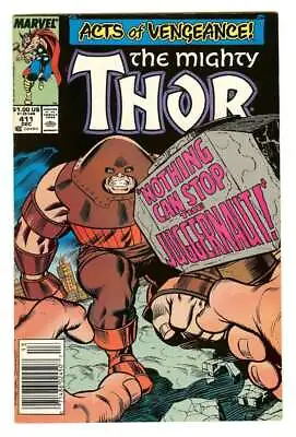 Buy Thor #411 9.0 // 1st Appearance Of New Warriors Marvel Comics 1989 • 43.37£