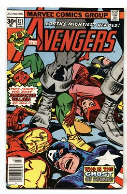 Buy AVENGERS #157--1976--MARVEL--COMIC BOOK--Iron Man--VF • 17.84£