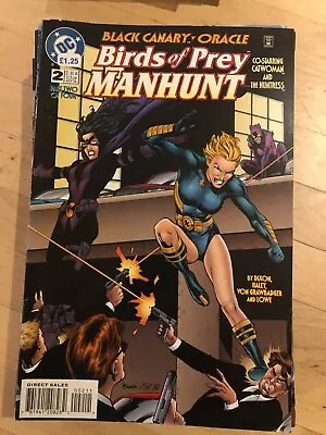 Buy Dc Comic Book Birds Of Prey Manhunt 2 Issue #2 Oct 1996 Black Canary Oracle  • 4£
