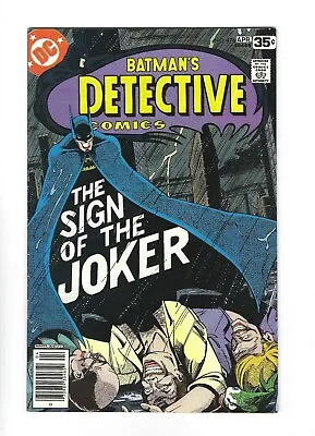 Buy Detective Comics # 476  Marshall Rogers Batman Joker Fish, 7.0 FN/VF, 1978 DC • 39.97£