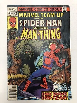 Buy Marvel Team-Up #68 FN Man-Thing 1st App D'Spayre Newsstand 1978 Marvel Comics • 12£