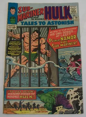 Buy Tales To ASTONISH # 70 - Sub-Mariner Stories Begin Very Nice • 47.49£