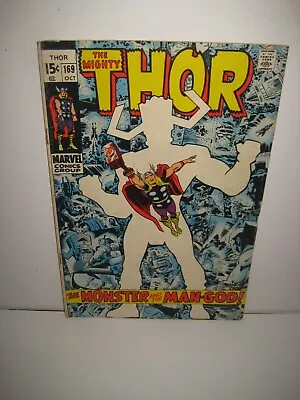 Buy Mighty Thor #169 Oct 1969 Marvel Comics Origin Galactus Jack Kirby • 39.49£