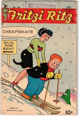 Buy FRITZI RITZ # 33 (UNITED FEATURE) (1954) LI'L ABNER - Early PEANUTS (1 Pg.) • 25.38£
