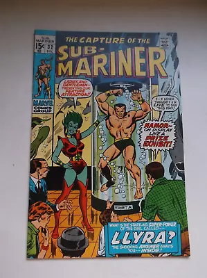 Buy Marvel: Sub-mariner #32, 1st Llyra Appearance, Coming To Movie, Key/hot, 1970!!! • 199.87£