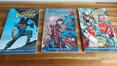 Buy Action Comics Volumes 1-3 TPB (DC New 52) Grant Morrison, Rags Morales • 16£