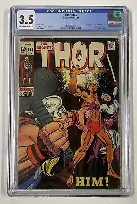 Buy Thor #165. June 1969. Marvel. 3.5 Cgc. 1st Full App Of Him (warlock)! • 200£