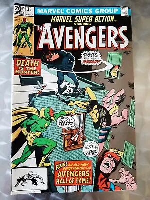Buy Marvel Super Action The Avengers #35 Bronze Era Original 1981 • 7£
