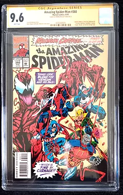 Buy Amazing Spider-Man #380 CGC 9.6 NM+ Signed By Mark Bagley!! • 140.74£