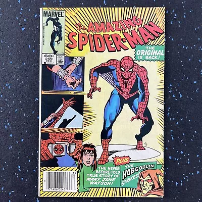 Buy Amazing Spider-Man #259 NEWSTAND (Mary Jane Watson Origin) VF 8.0 • 7.10£