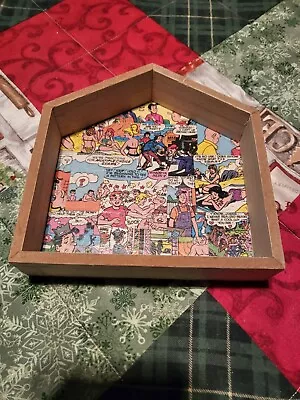Buy Handmade Craft Archie Comic Book Collage Mini Shadow Box Display Decor • 3.17£