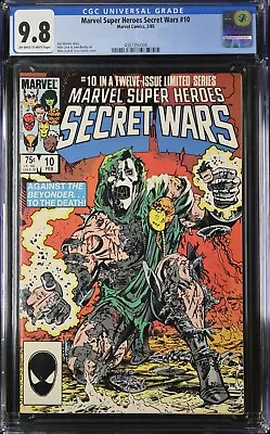 Buy MARVEL SUPER HEROES SECRET WARS #10 Doctor Doom CGC 9.8 • 159.32£