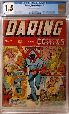 Buy Daring Mystery Comics #7 - Timely Comics 1941 CGC 1.5 • 1,114.08£