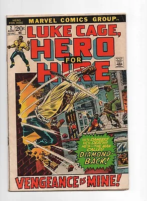 Buy Marvel Comics Luke Cage Hero For Hire 2 1972 • 36.19£