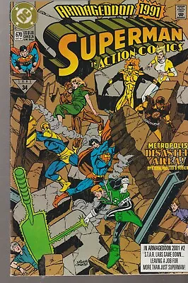 Buy Dc Action Comics #670 (1991) Featuring Superman 1st Print F • 2.25£