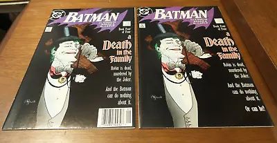 Buy Batman #429 (1988) Death In The Family Part 4 Direct & Newsstand Lot Of 2 • 14.79£