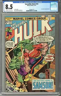 Buy Incredible Hulk #193 CGC 8.5 • 73.83£