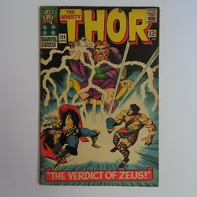Buy Thor 129 (1966) 1st Appearance Ares Marvel Comics S • 59.29£
