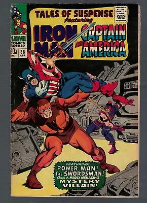Buy Marvel Comics Tales Of Suspense 88 Iron Man VG-3.5 Avengers 1966 Captain America • 16.99£
