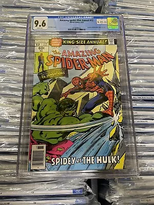 Buy Amazing Spider-Man Annual 12 Cgc 9.6, Hulk Battle Cover, J. Byrne (Marvel 1978) • 270.31£