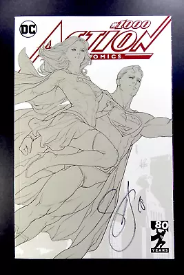 Buy DC ACTION COMICS #1000 (2019) Line Art VARIANT Signed By ARTGERM NM (9.4) • 70.96£