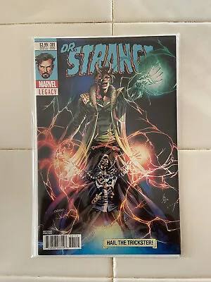 Buy Dr Strange 381 (Second 2nd Print Cover) MARVEL LEGACY 2018 VF Loki • 31.62£