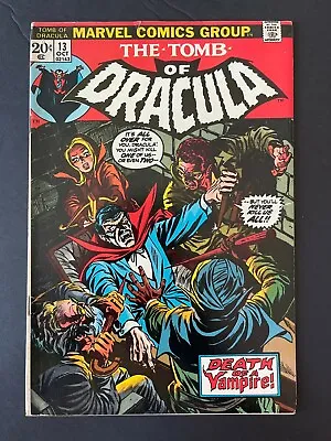 Buy Tomb Of Dracula #13 - Origin Of Blade (Marvel, 1972) Fine • 80.94£
