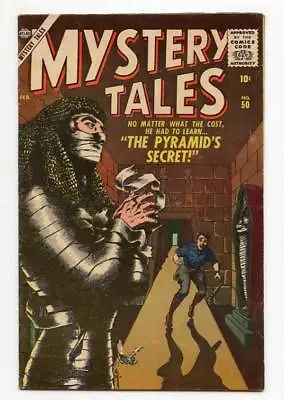 Buy Mystery Tales #50 FN-/VGFN Atlas Marvel Comics Silver Age Horror Sci-Fi 1957 • 197.64£