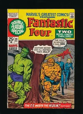 Buy Marvel's Greatest Comics Fantastic Four #29 Marvel Comics 12/1970 **unpressed** • 199.87£