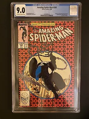 Buy Amazing Spider-Man # 300 CGC 9.0 White Pages. 1st App Venom 1988. New Slab • 539.95£