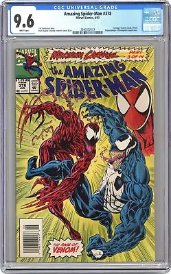Buy Amazing Spider-Man #378 CGC 9.6 1993 3840332013 • 45.91£