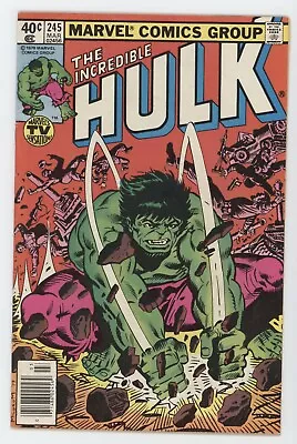 Buy Incredible Hulk 245 Marvel 1980 VF Tank • 3.96£