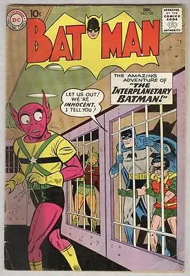 Buy Batman #128 December 1959 VG Interplanetary Batman • 79.39£