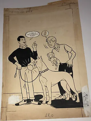 Buy JERRY LEWIS DC COMICS EXCLUSIVE BRAZILIAN Rare COVER ORIGINAL ART WORK Year 1968 • 400.22£