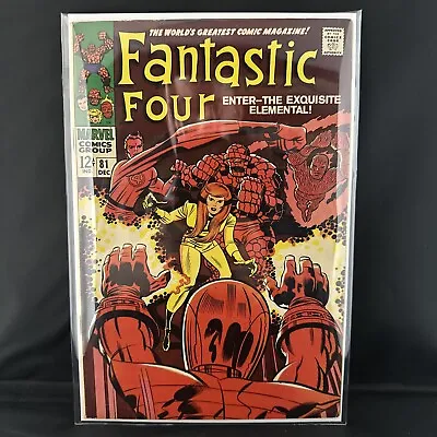 Buy FANTASTIC FOUR #81  “CRYSTAL JOINS F.F.  (5.5) Marvel • 23.70£