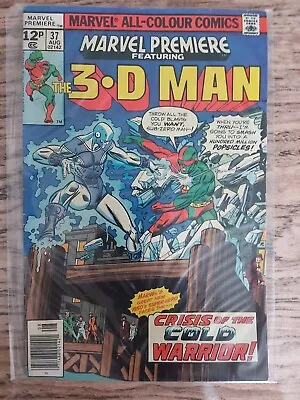 Buy Marvel Premiere #37 3D Man Ft. Cold Warrior Vfn- 1977 • 1£