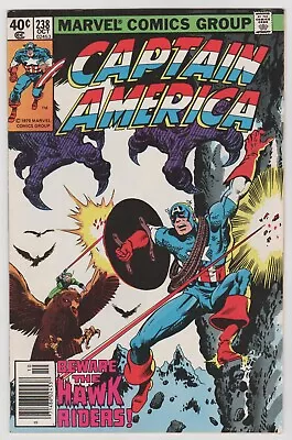 Buy Captain America #238 ( Vf- 7.5 ) 238th Issue Beware The Hawk Riders • 5.14£