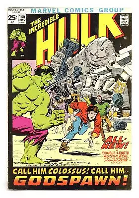 Buy Incredible Hulk #145 VG+ 4.5 1971 • 15.59£