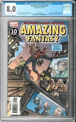 Buy 2006 Amazing Fantasy #15 CGC 8.0 Graduated Marvel Comics USA • 208.18£