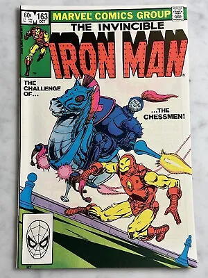 Buy Iron Man #163 NM- 9.2 - Buy 3 For Free Shipping! (Marvel, 1982) AF • 5.14£