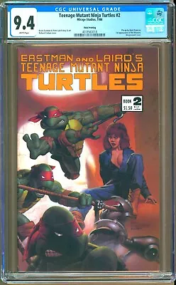 Buy Teenage Mutant Ninja Turtles #2 (1986) CGC 9.4  White Pages  3rd Print • 63.24£